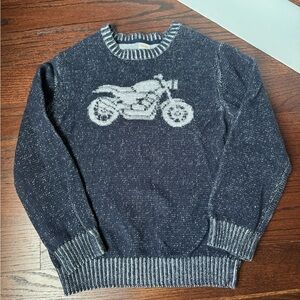 Navy Motorcycle Sweater